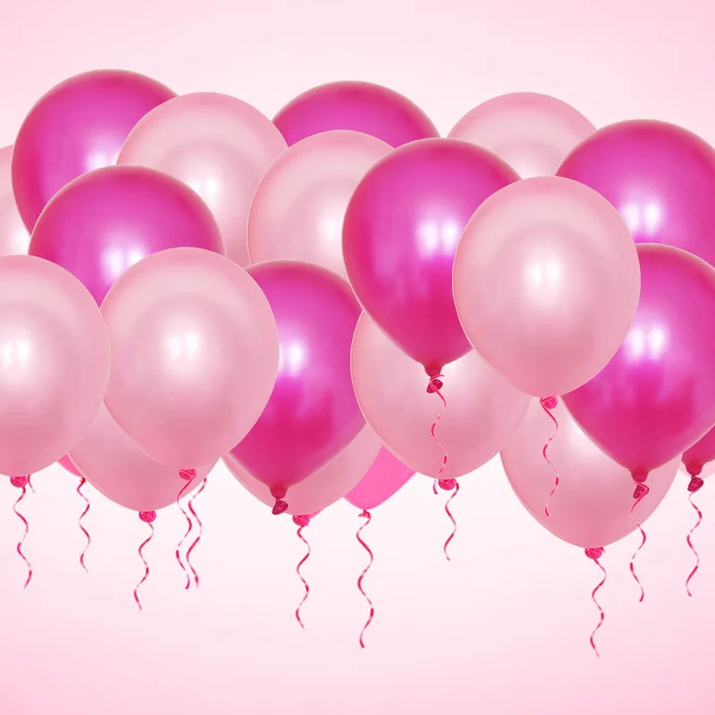 10pcs12 дюймовые однотонные перламутровые воздушные шары Детские латексные с