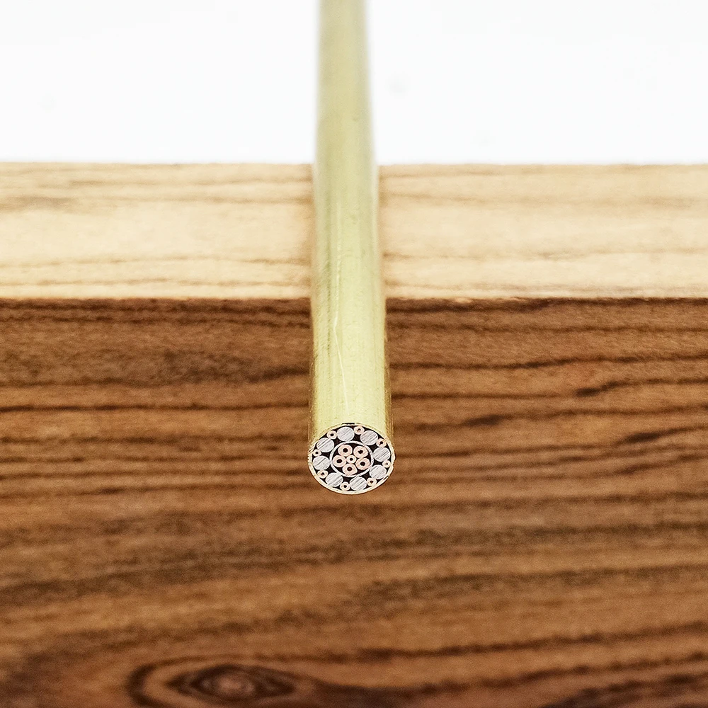 

Mosaic Pin Rivets 90mm brass Tube 6mm Diameter Exquisite Knife Handle Pins 1 Pcs