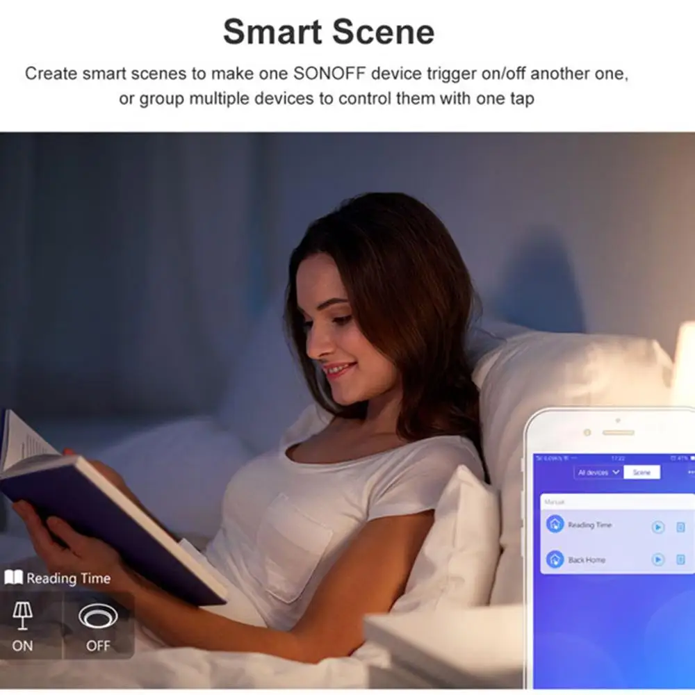 SONOFF T2 США Wifi умный настенный сенсорный светильник переключатель 1 2 3 банда RF