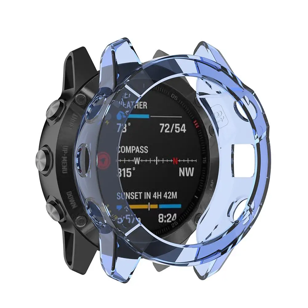 Ультратонкий Мягкий ТПУ защитный чехол для Garmin Fenix 6 Fenix6 умных часов Силиконовый