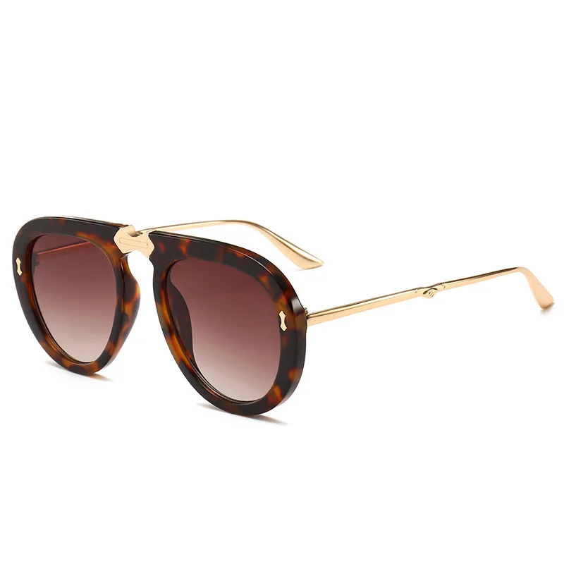 

Outdoor Sunglasses Korean Fashion Street Retro Square Large Frame Ink Mirror 2PCs
