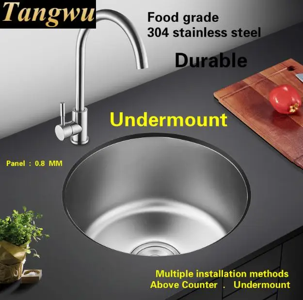 Бесплатная доставка бытовой балкон vogue кухня круговой бак раковина пищевая 304