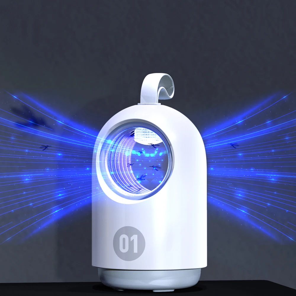 Фотокатализатор москитный убийца низкий бесшумный синий Портативный USB