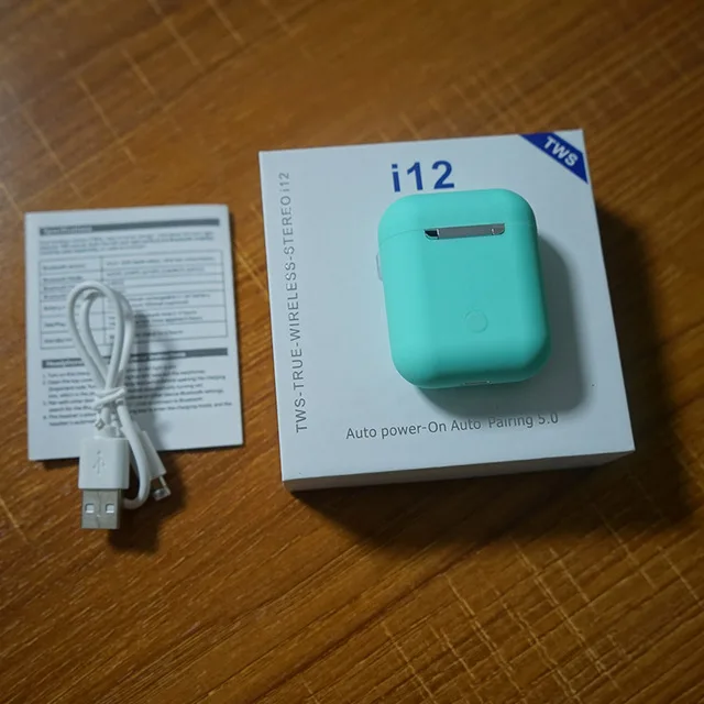 i12 TWS Wireless Earphones Bluetooth 5.0 Headset Drop Shipping Touch Control Mini Earbuds for Smart Phone pk i11 i14 i60 i30 i9s