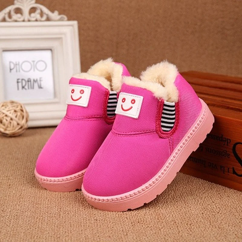 Zapatos de algod&oacute;n para ni&ntilde;os, botas cortas para ni&ntilde;as, zapatos de invierno para beb&eacute;s, botas de algod&oacute;n c&aacute;lidas y antideslizantes de terciopelo, 2021-3