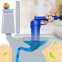 1pcs manual sink plunger opener cleaner pump for bath toilets bathroom toilet plunger high pressure drain blaster gun