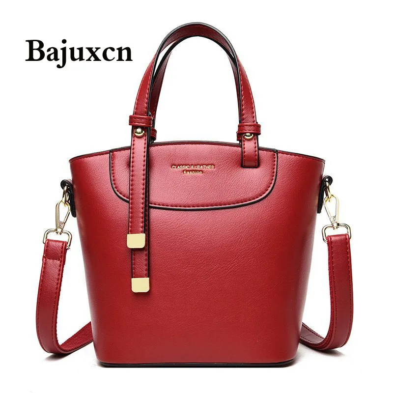 

Bags for Women Leather Casual Crossbody 2020 Ladies Luxury Designer Tote Handbag Top-Handle High Quality Shoulder Bag Sac A Mai