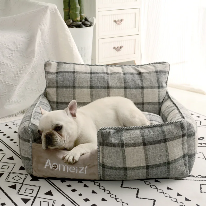 

New Fully Removable and Washable Dog Kennel Summer Mat Creative Cat Kennel Lattice Series Pet Supplies