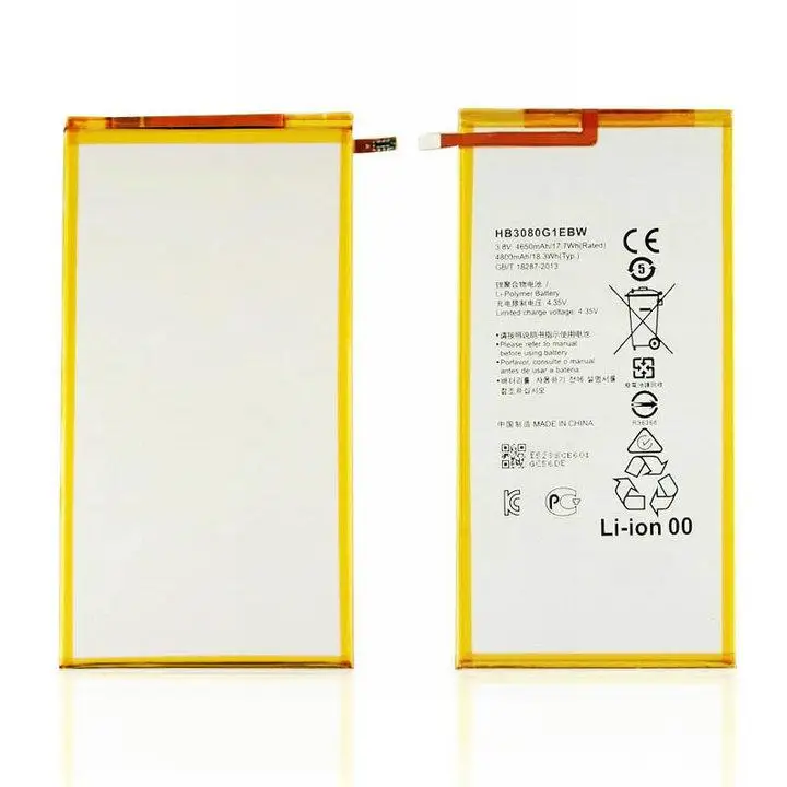 

Оригинальный аккумулятор Huawei HB3080G1EBW, 4800 мАч, Huawei MediaPad M2 M1, 8,0 дюйма, фотосессия, S8, 701u, Honor