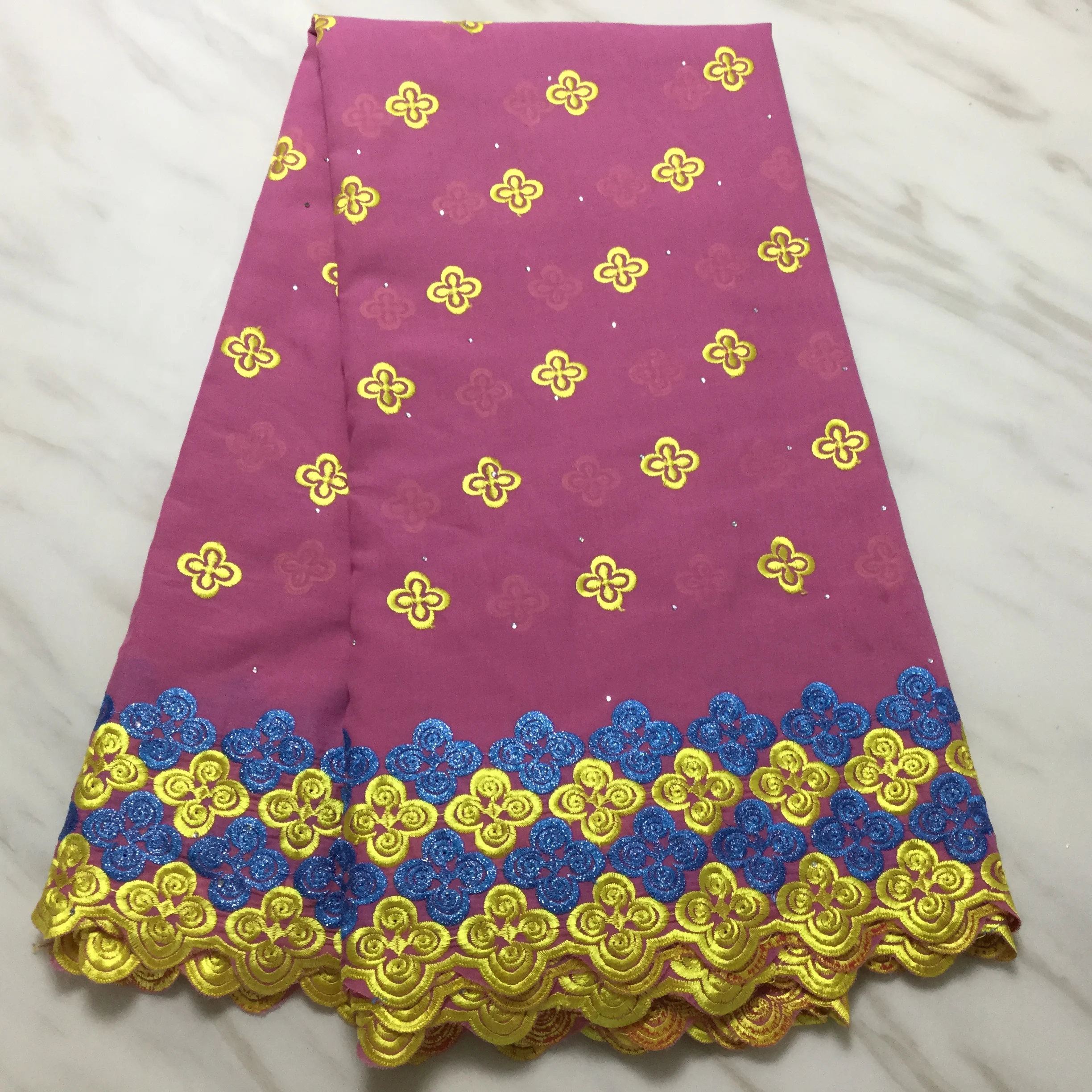 Чистый хлопок африканская кружевная ткань 2019 высокое качество швейцарская вуаль