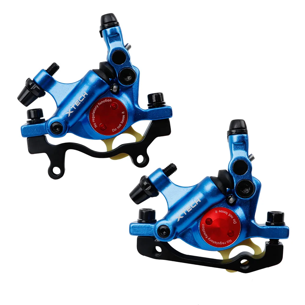 blue 1 pair Масляный дисковый тормоз Велосипедный тормозной кабель MTB дорожный велосипед линия Тяговая гидравлическая велосипедная Тормозная установка передний и задний тормоз для велосипеда - Цвет: blue 1 pair
