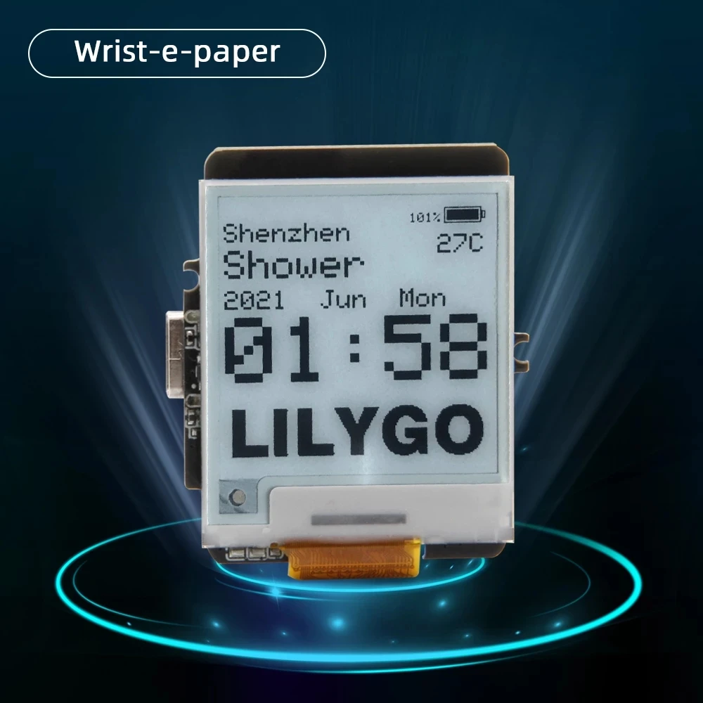 

LILYGO®TTGO 5,5-дюймовая наручная электронная бумага ESP32 4 Мб FLASH 4 Мб PSRAM WIFI/Bluetooth для Arduino