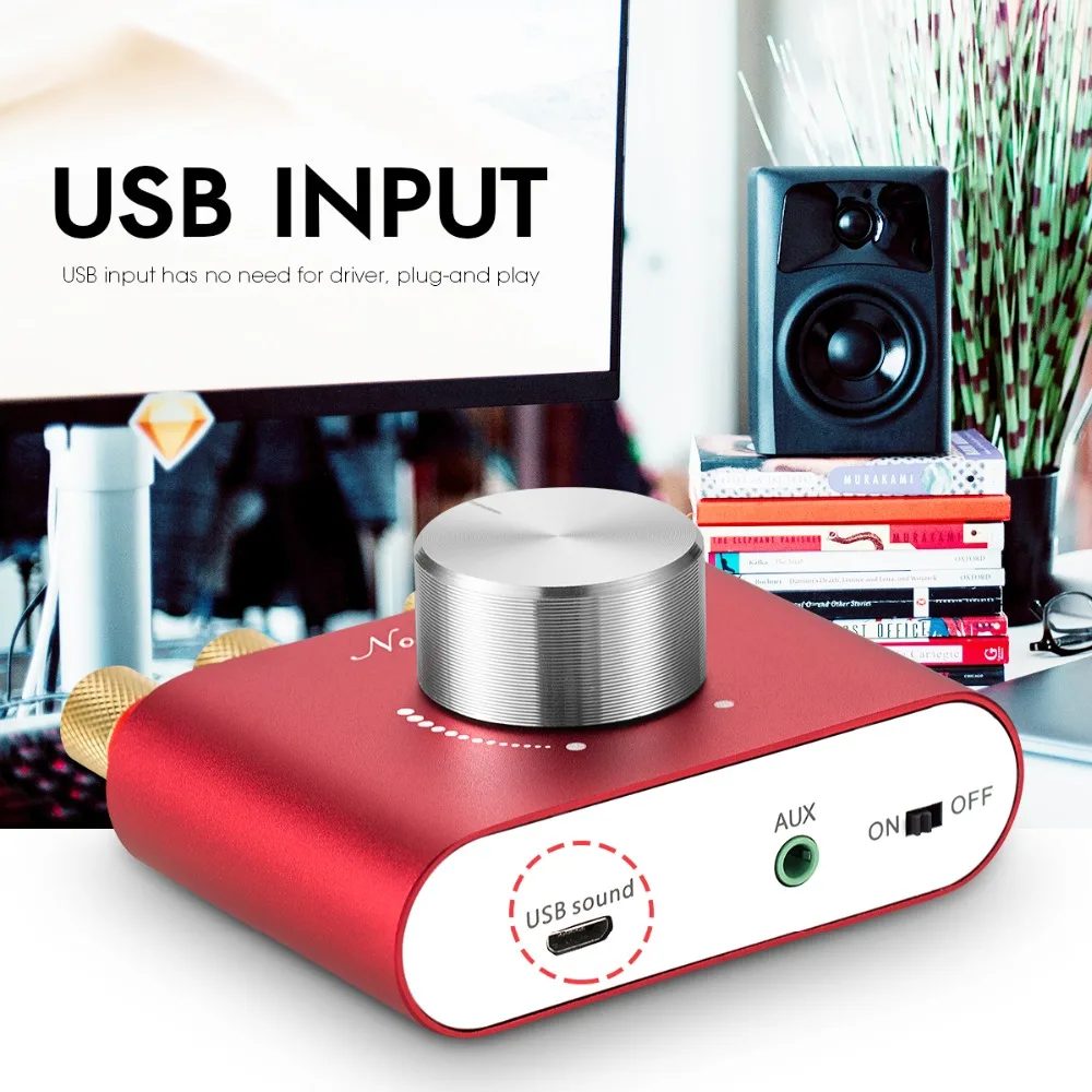 Nobsound Мини Bluetooth 5,0 цифровой усилитель Hifi стерео домашний аудио TPA3116 усилители мощности 50 Вт+ 50 Вт Автомобильные усилители