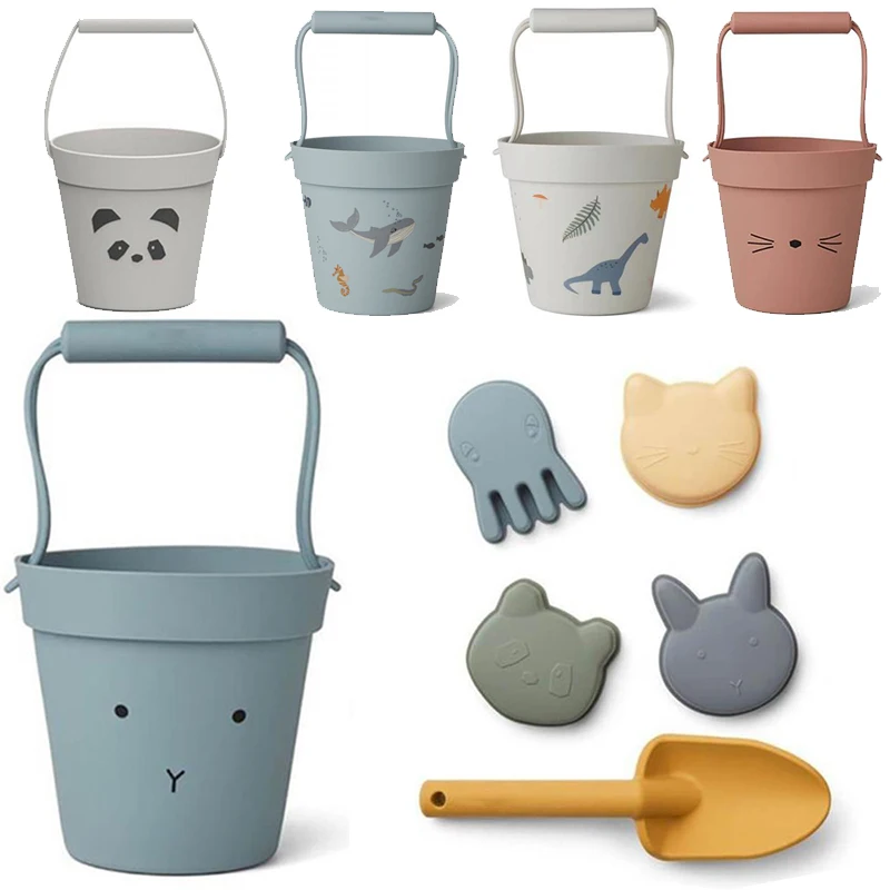 

New Children Beach Toys 6 PCS Kit Baby Summer Digging Sand Tool With Shovel Water Game Play Outdoor Toy Set Sandbox For Kids