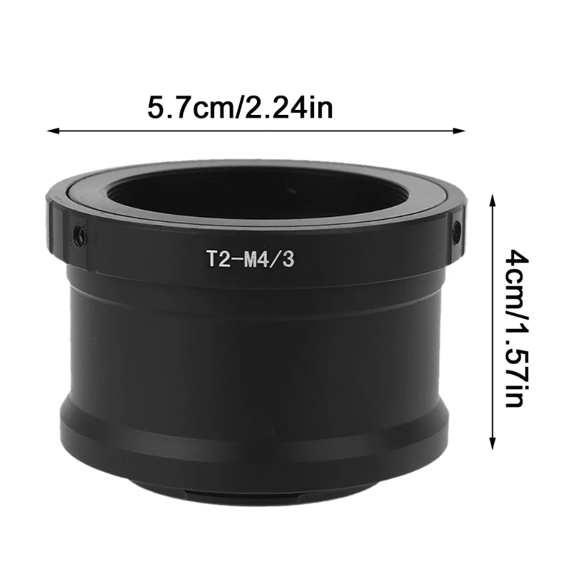 

T2-M4/3 Lens Mount Adapter T2 Mount for -Olympus -Panasonic M4 / 3 Cameras N0HC