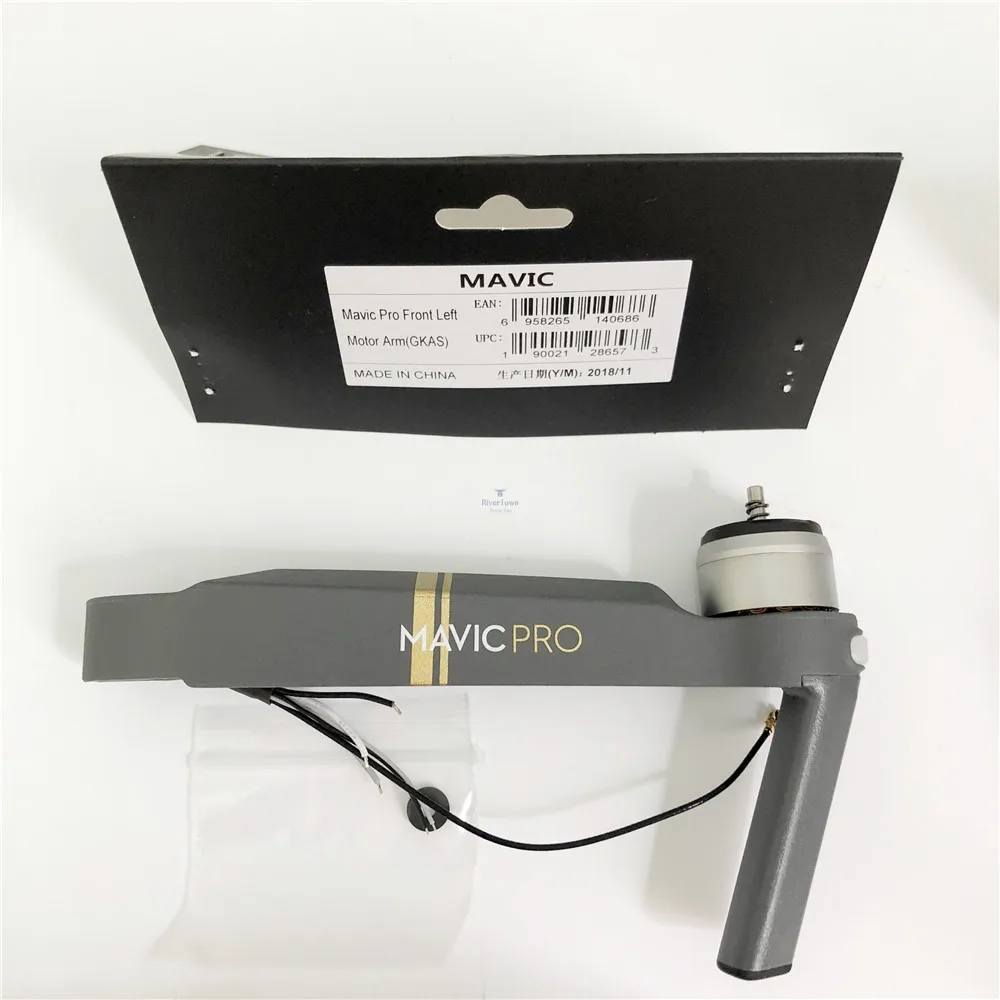 Передний задний левый правый Mavic Pro Мотор рычаг с кабелем запасные части DJI Mavic pro рычаг с мотором ремонт аксессуары