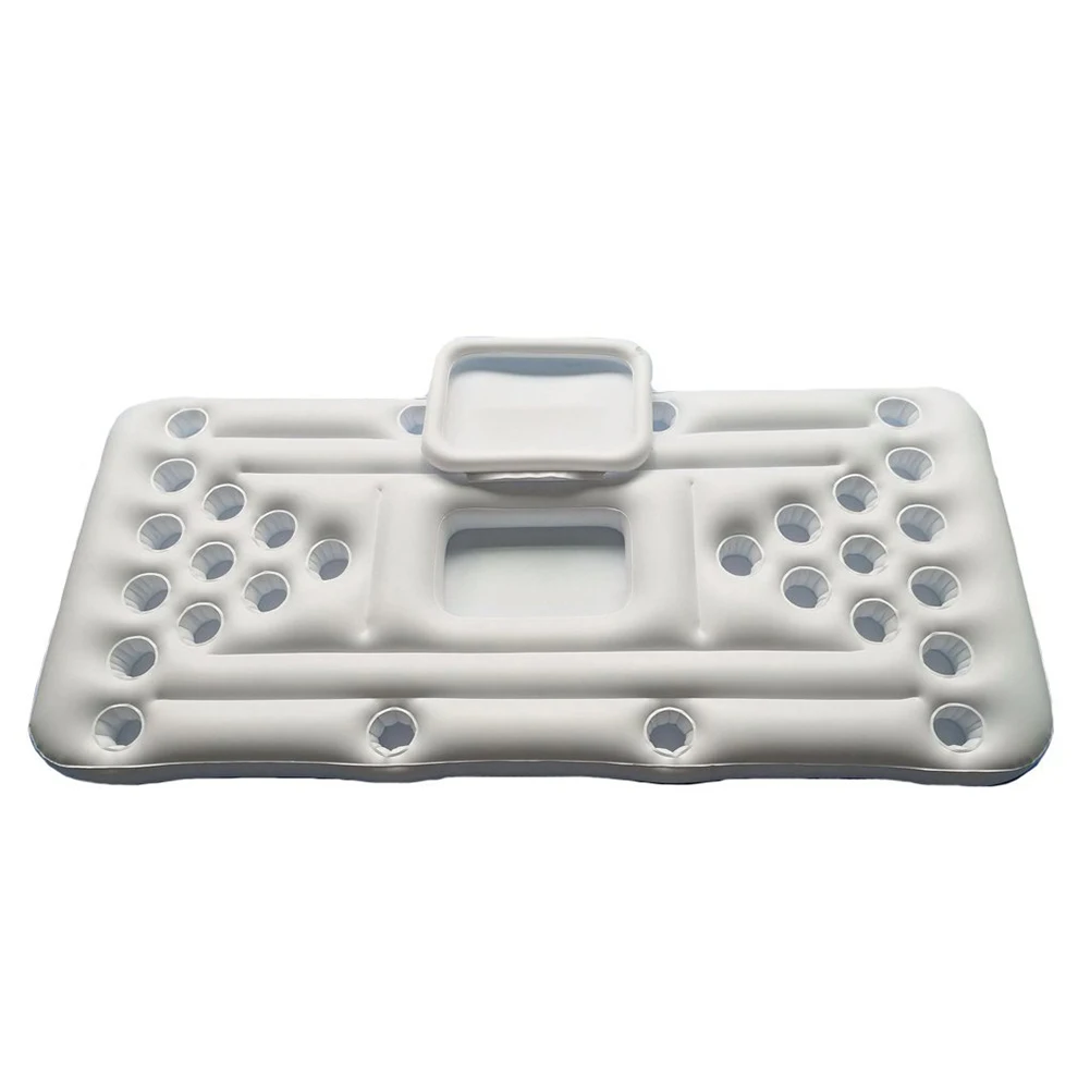 

Cooler Lounge Reusable Raft Foldable Beer Pong Fun Games Inflatable Float Summer Party Swimming Pool Ice Bucket Entertainment