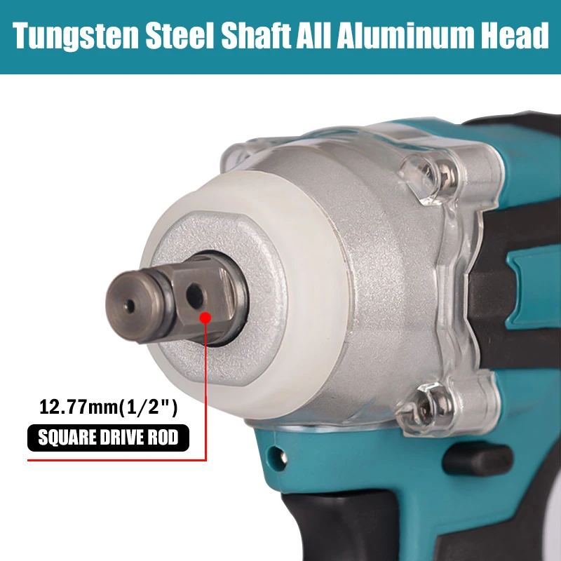 Электрический ударный гайковерт 18 в регулируемый перезаряжаемый бесщеточный 1/2