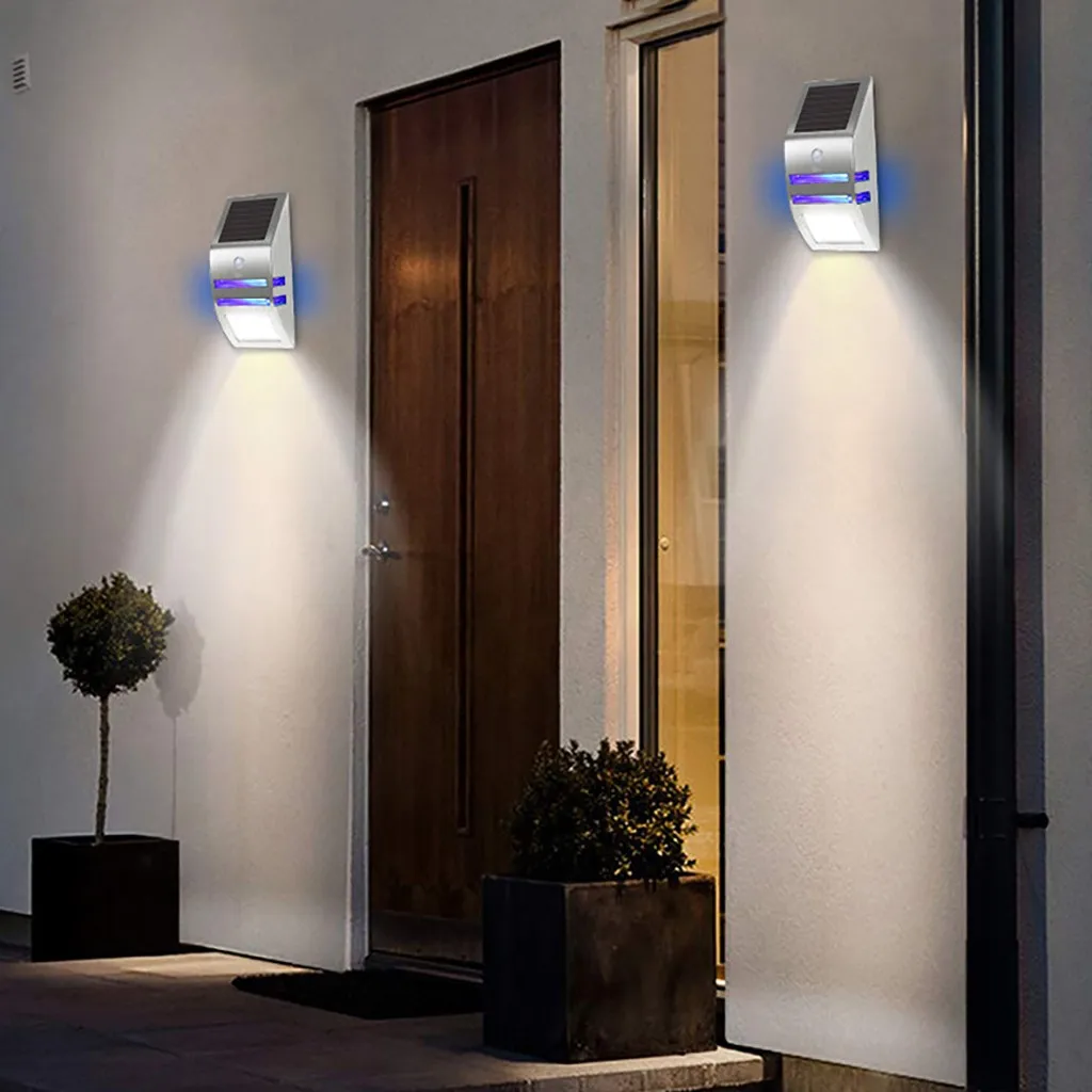 Новый светодиодный настенный светильник на солнечной батарее датчик движения