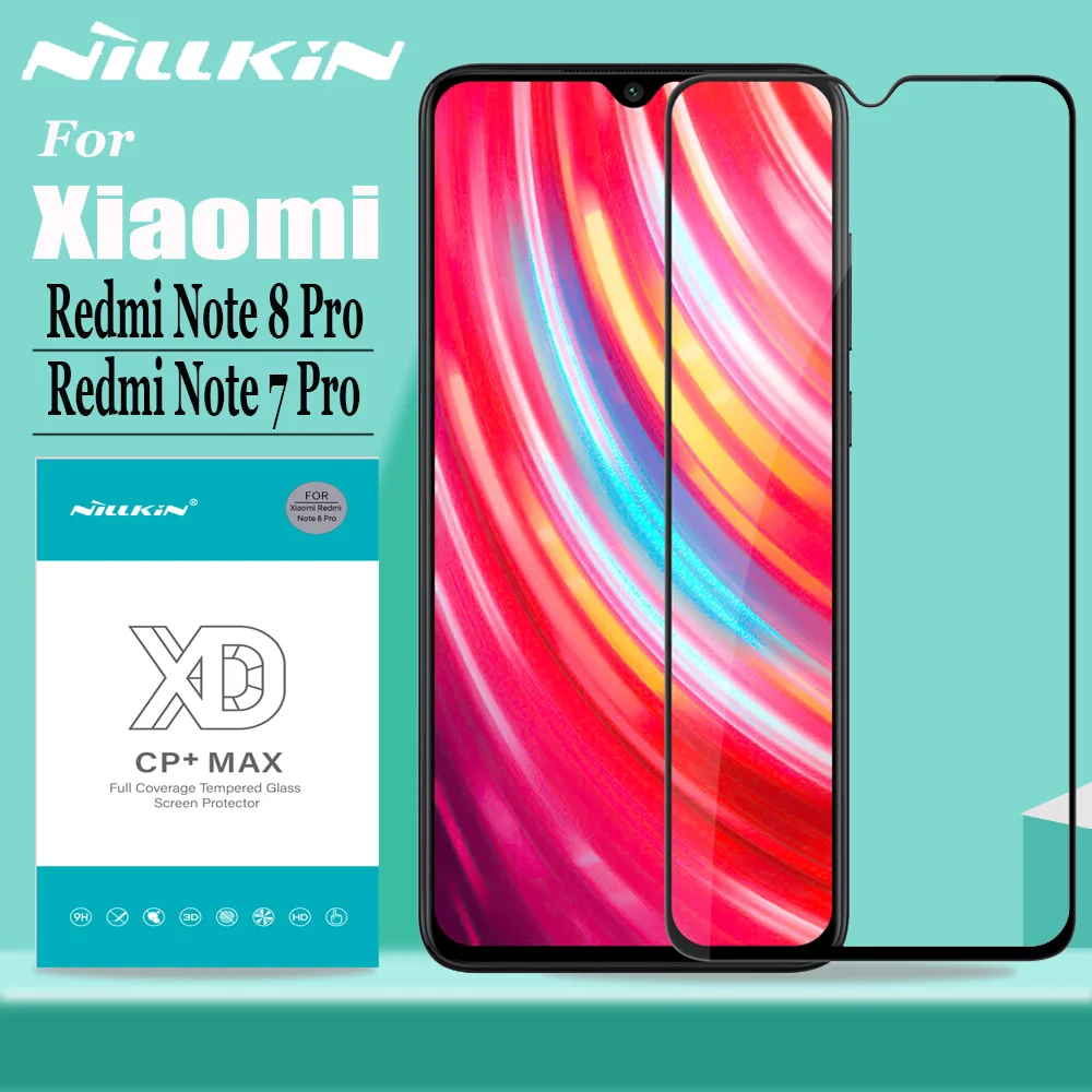 Nillkin для Xiaomi Redmi Note 8T 8 7 Pro защита экрана из закаленного стекла XD полное покрытие 3D защитное стекло на Redmi Note8 Note7