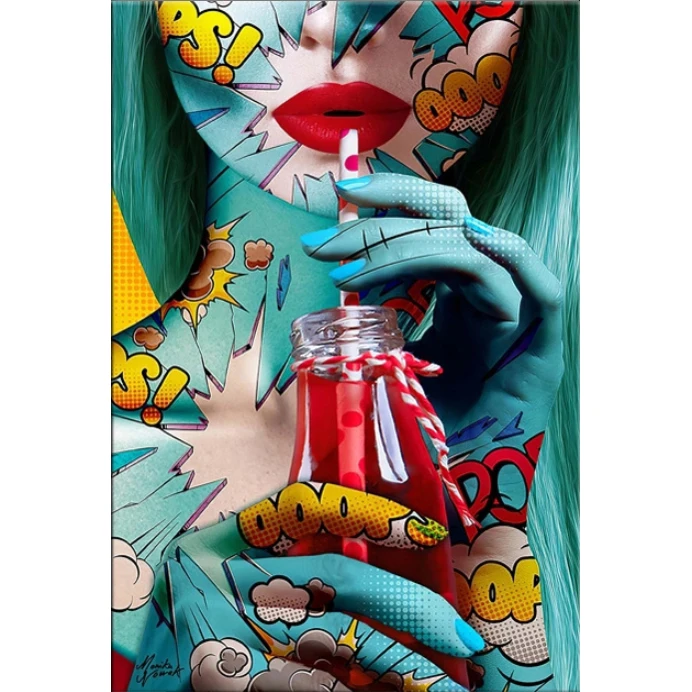 

5D DIY diamond painting Graffiti Street Art Sexy Woman Canvas Full Drill Embroidery Cross Stitch Mosaic Craft Christmas Gift