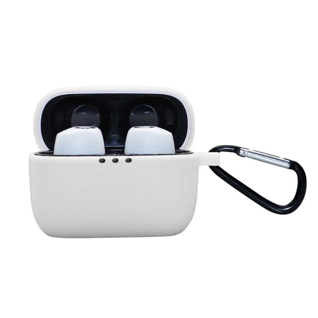 Силиконовый противоударный защитный чехол для наушников с крючком Edifier tws2 мягкий