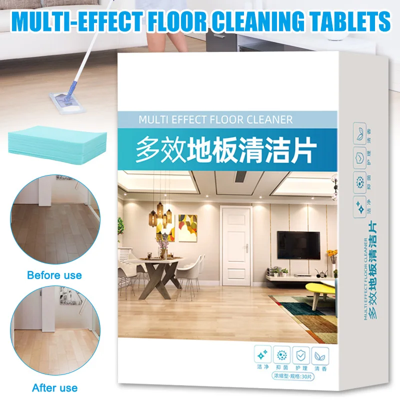 Новинка 30 шт. таблетки для чистки пола плитка ванной удаление пятен от пыли