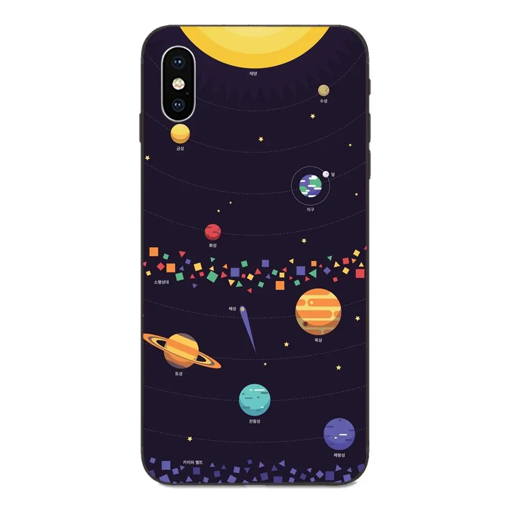 Saturn Saturnus планеты Солнечной системы высококлассные мягкие ТПУ чехлы Capa для Apple iPhone