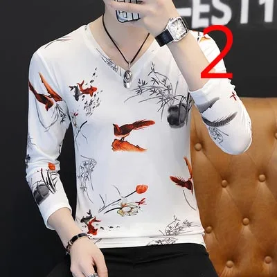 

Summer men's short-sleeved t-shirt Korean version of the trend of self-cultivation 2019 new tide brand men's half-sleeved shirt