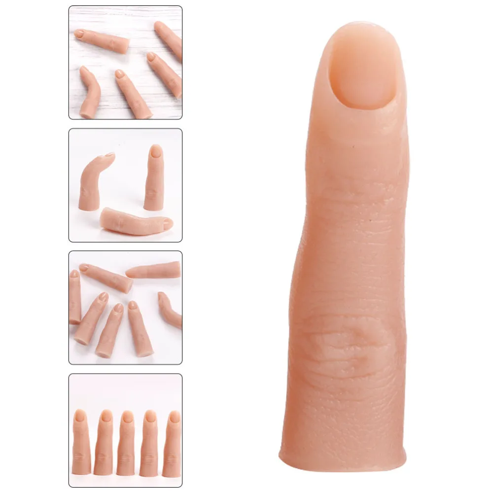 

Nail Art Training Finger Practice Fake Fingers Model Manicure Training Tool