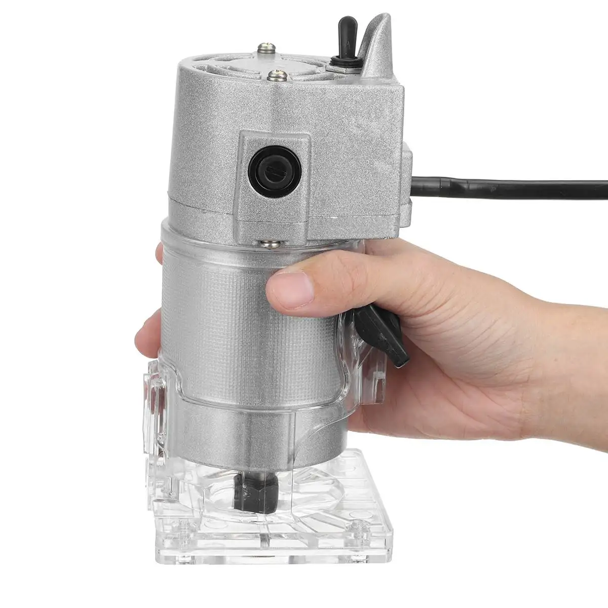 

1200W Woodworking Electric Trimmer 35000rpm Woodworking Hand Milling Engraving Slotting Trimming Machine Wood Carving Router