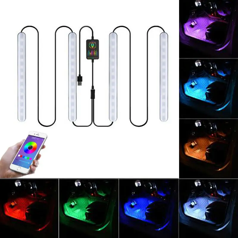 

Parts Car atmosphere light Replacement Universal Accessory RGB Interior