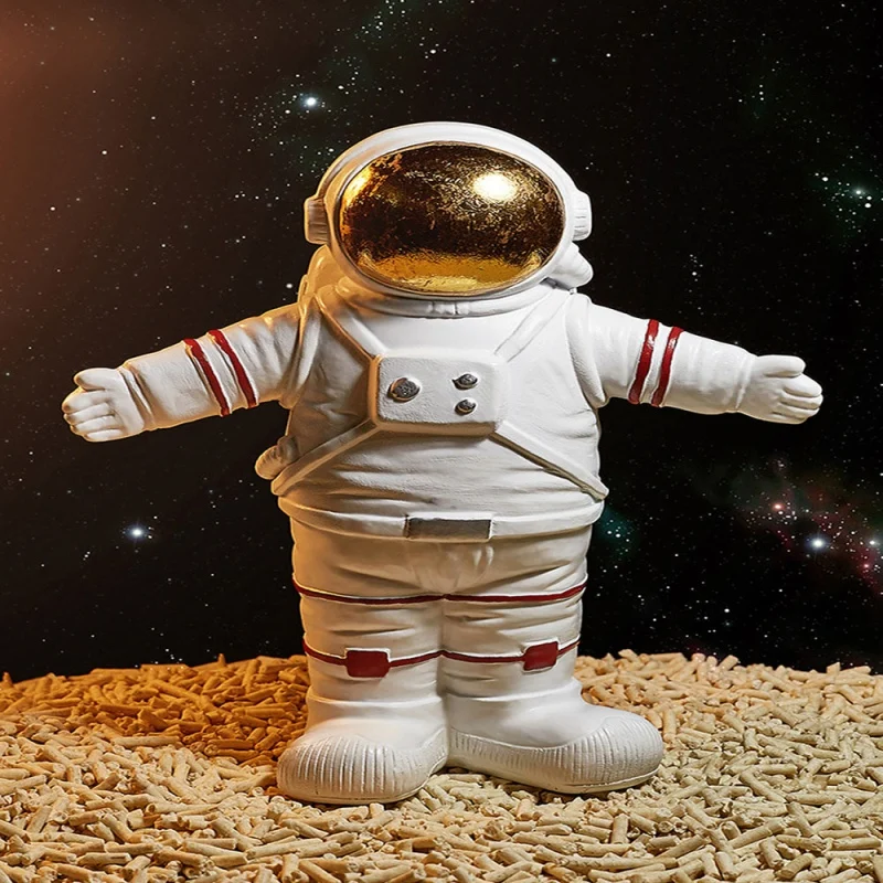 

Nordic Resin Space Astronauts Decorate Ornament Simple Personalized Decorations