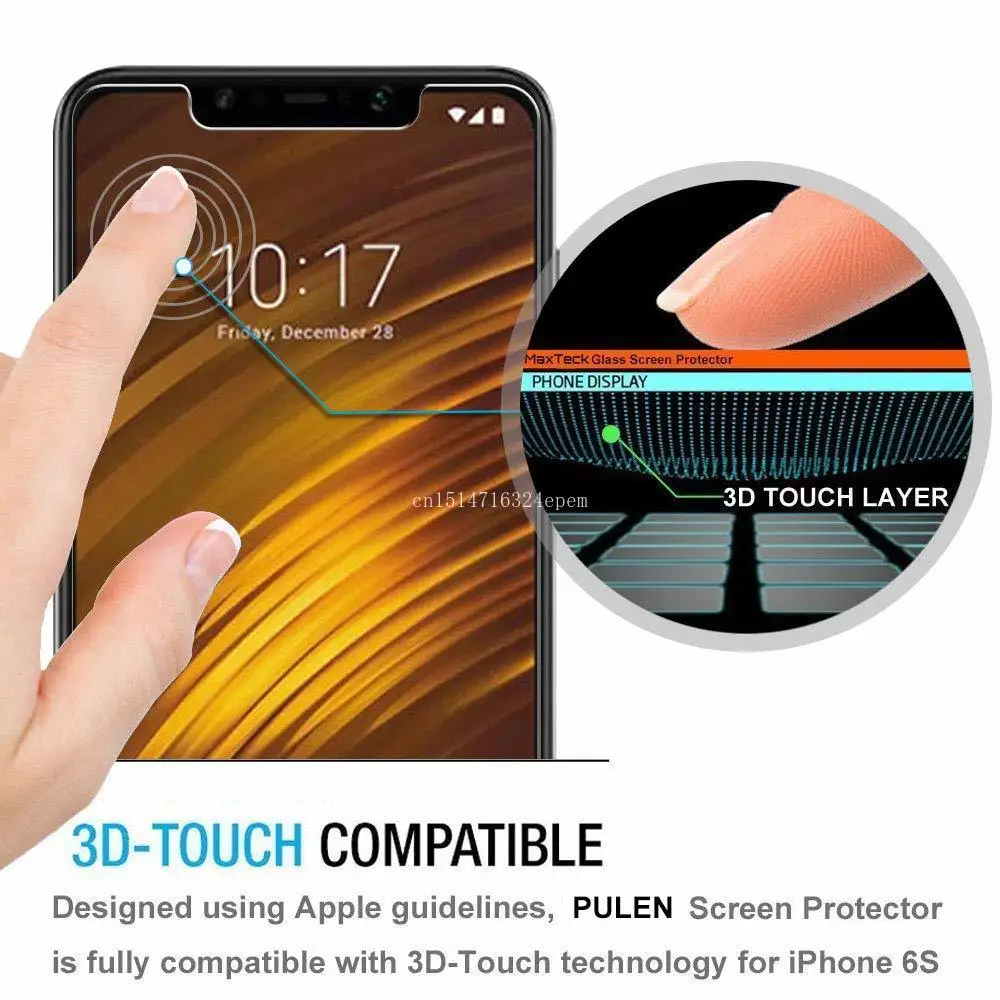 2 шт. 9H закаленное стекло для Xiaomi Pocophone F1 ультратонкая Защита экрана Xiomi F2 пленка