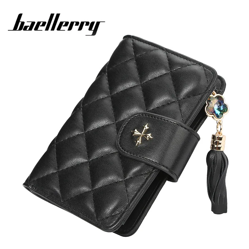 Женский кошелек в клетку дизайнерский короткий с отделением для карт 2019 | Багаж и