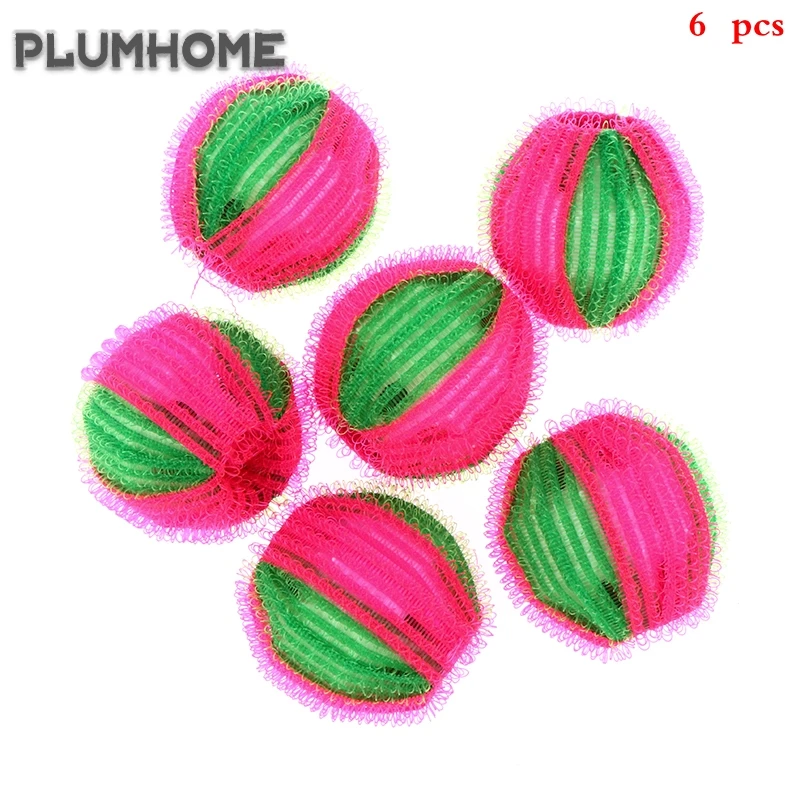 

6 шт. нейлоновый шарик для стирки обеззараживания стиральная машина защиты мяч прилипания удаление волос шарик для очистки