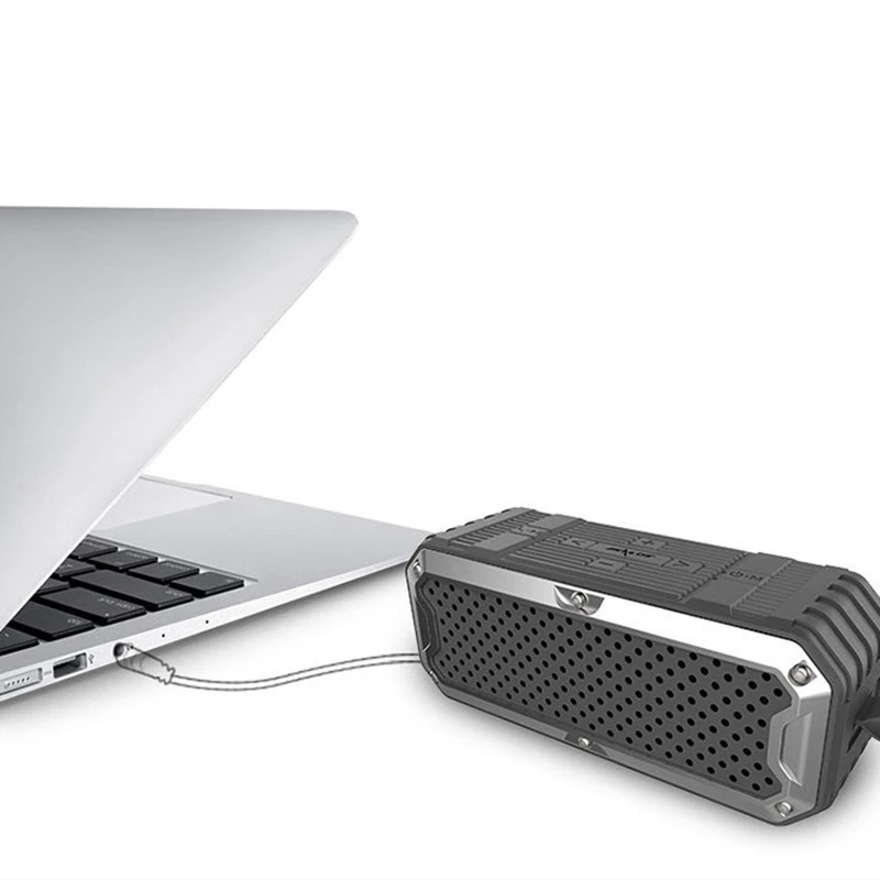 ZEALOT S6 водонепроницаемый уличный Bluetooth динамик стерео карта Аудио Бас аудио линия