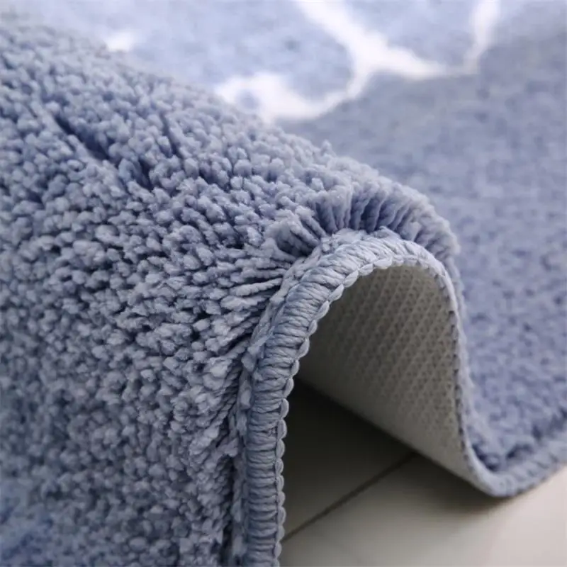 Коврик для ванной спальни нескользящий коврик хлопковое волокно душевой