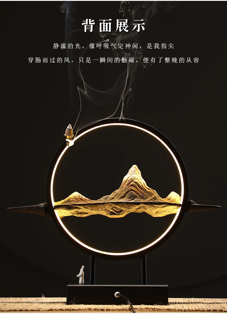 Горная подставка для курильницы керамический светодиодный диффузор с запахом