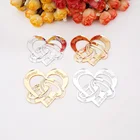 30 шт., акриловые зеркальные украшения, 6 см