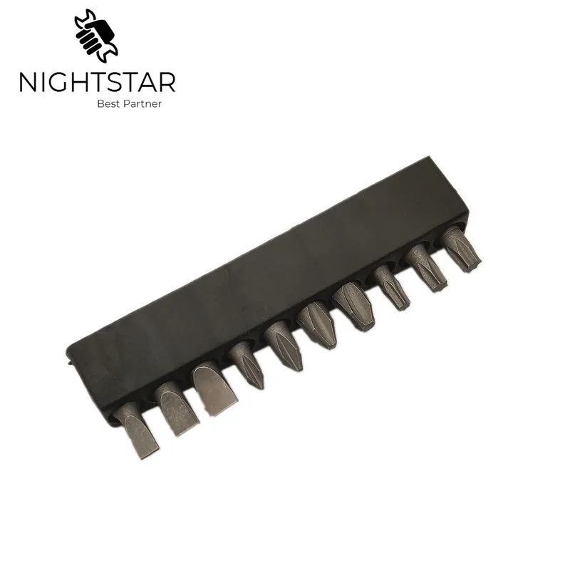 10 шт. набор вставных Бит Torx плоская головка прямой крест электрическая отвертка