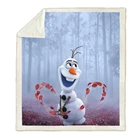Плед Disney холодное сердце принцесса, Олаф, плюшевый плед, покрывало для дивана, кровати, односпальное постельное белье для маленьких мальчиков и девочек, подарки для детей