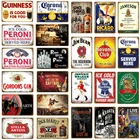 Настенный плакат для бара, паба, клуба, декоративные тарелки YJ121