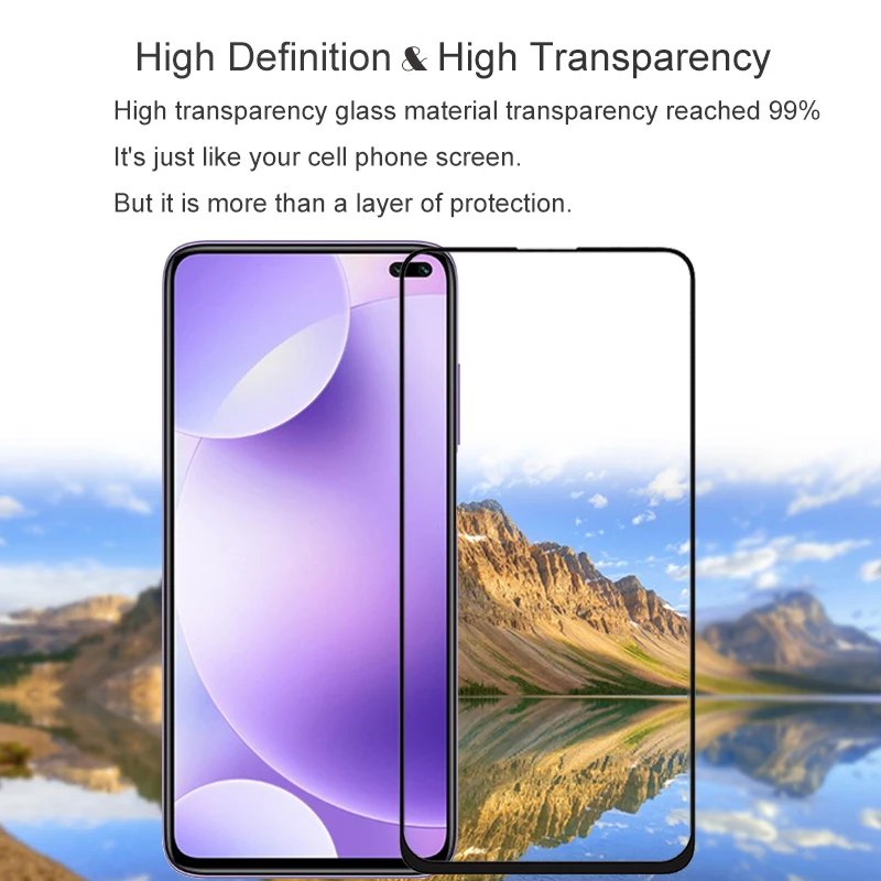 2 шт. 100% Оригинальная защита экрана с полным покрытием закаленное стекло для XIAOMI