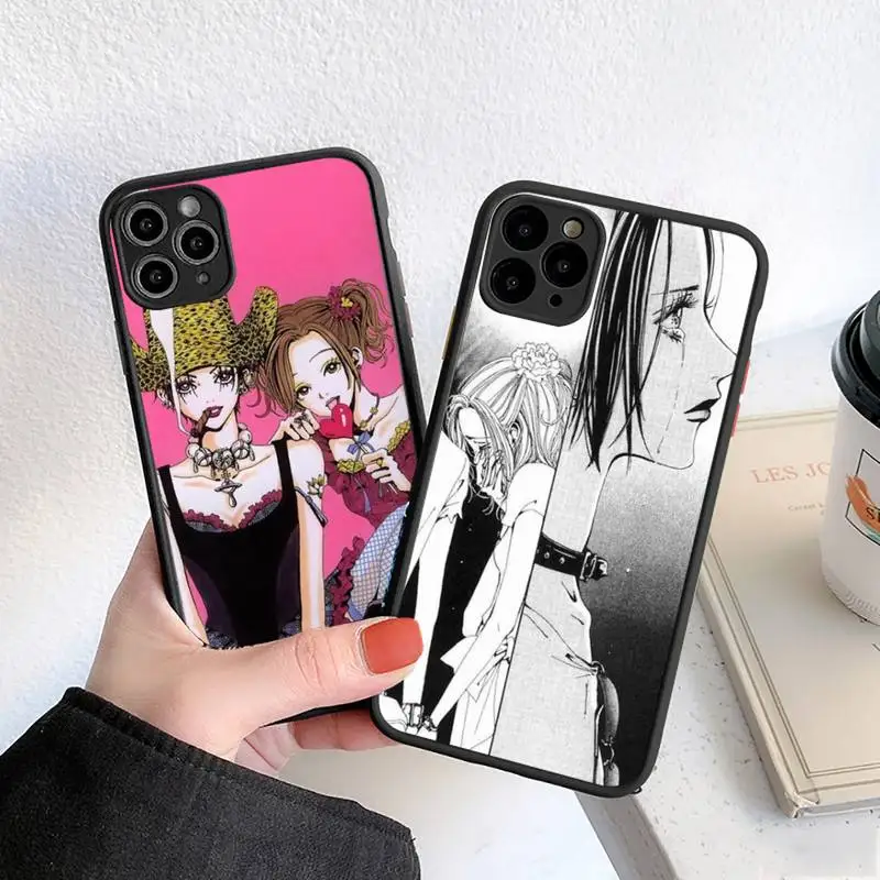 

Nana Anime Phone Case For iphone 12 11 8 7 plus mini x xs xr pro max matte transparent cover