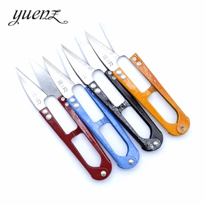 YuenZ 1 шт. Нержавеющаясталь стежка U-Форма Применение обрезать ножницами рыболовная линия обрезки щипцы Эфирное кросс-аксессуары 108*24 мм X2