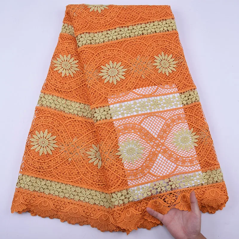 2020 африканская кружевная ткань новая модель водорастворимое Сетчатое кружево