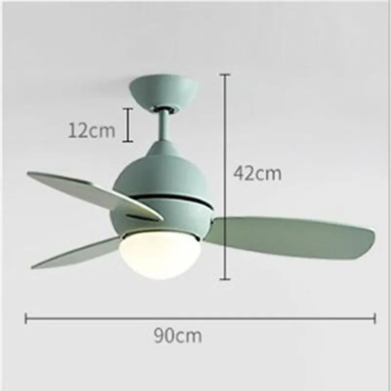 36-дюймовый скандинавский многоцветный симпатичный светодиодный потолочный