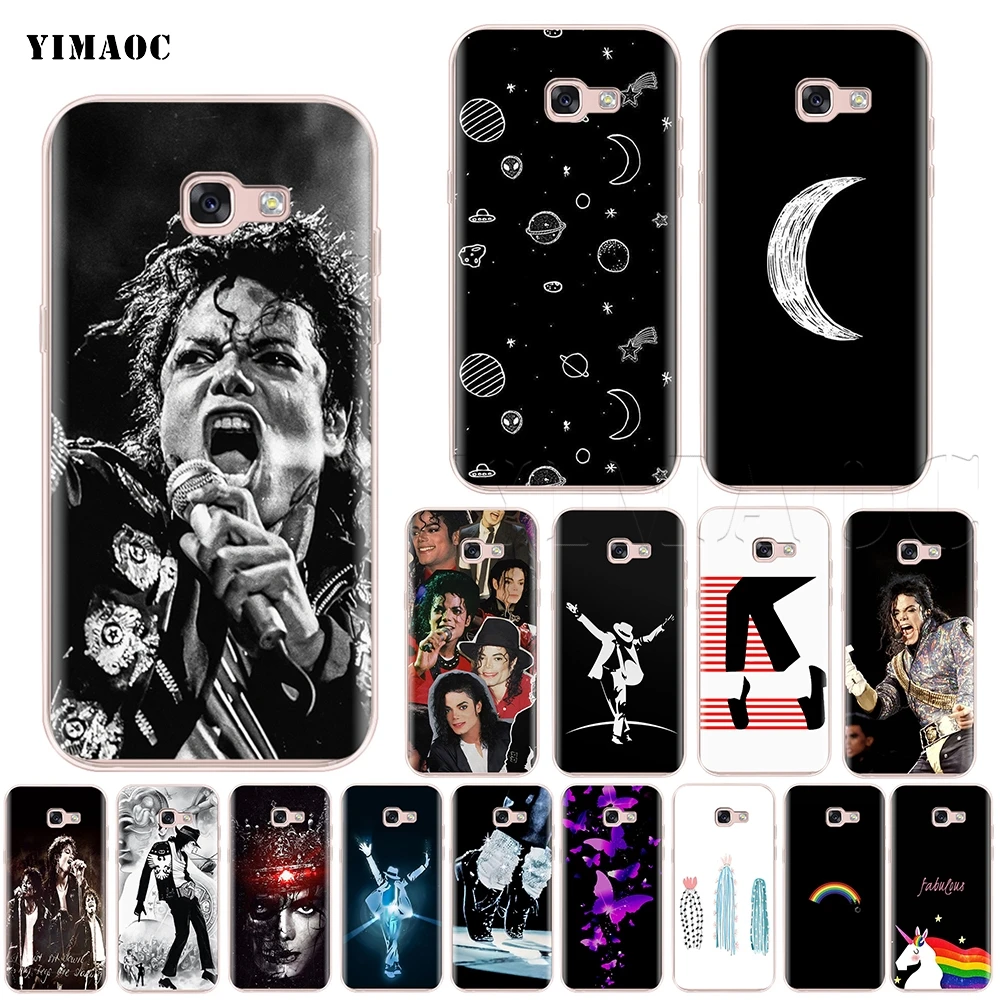 YIMAOC Майкл Джексон король поп чехол для Samsung Galaxy A2 J4 J6 J7 J8 Core Duo Plus Prime A20E A70S|Бамперы| |