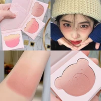 gradually changing face blush palette makeup rouge long lasting cheek blusher texture contour highlighter face bronzer cosmetic